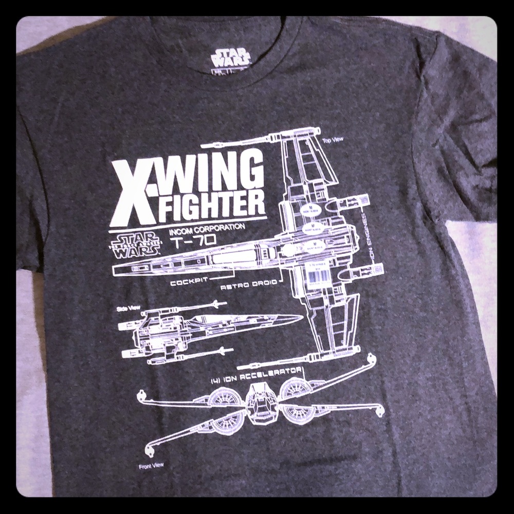 Star Wars X-Wing Fighter T-shirt Size M